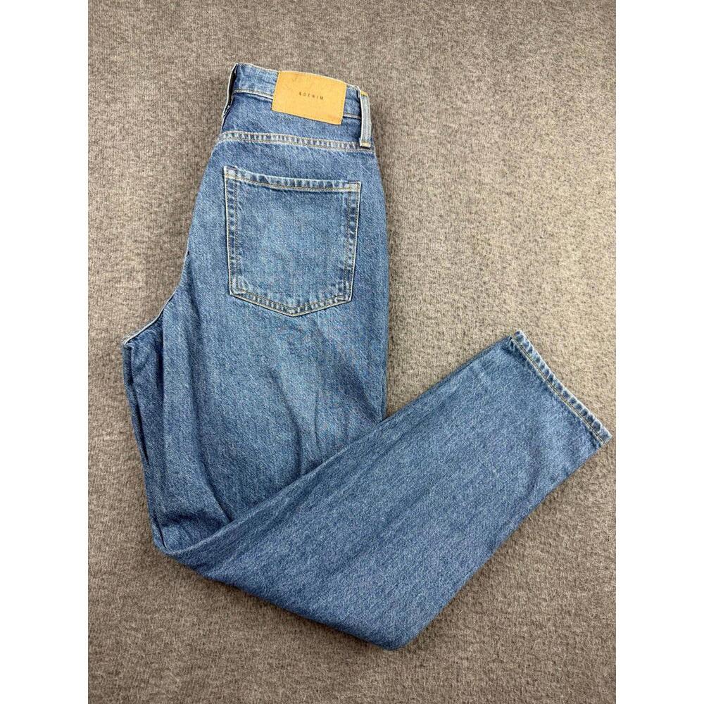 H&M Women's Blue Denim Casual Pants Size 4‎